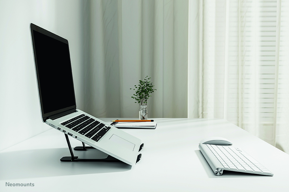 Neomounts NSLS085BLACK Laptopstandaard 10-17" - opvouwbaar - compact - universeel